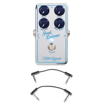 Xotic Soul Driven Overdrive Pedal with 3 Patch Cables image 2