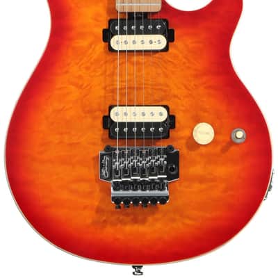 Sterling By Music Man Axis Quilted Maple Electric Guitar - Lava Burst image 1