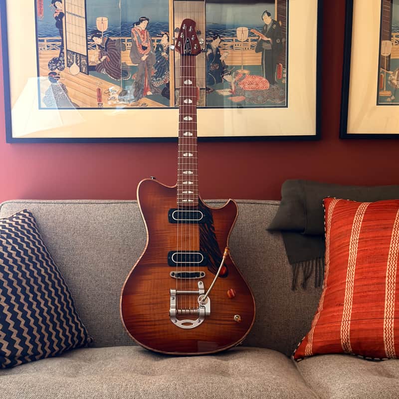 Powers Electric A-Type Select - Sweet Tea Burst - PF Pickups