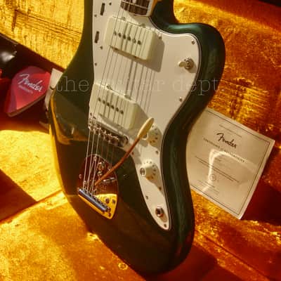 ♚AS NEW♚CRAZY RARE!♚ 2020 FENDER American Vintage Reissue JAZZMASTER USA ♚9.5" Radius !♚ '65 * 1965 ♚SHERWOOD GREEN METALLIC !!! ♚ 8.1 LBS image 13