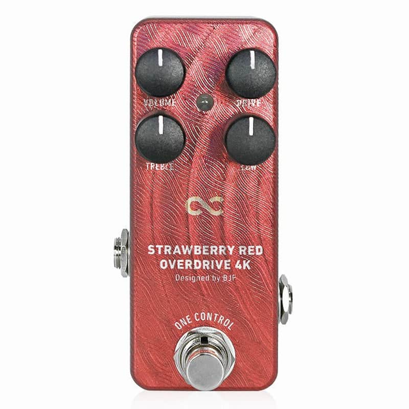 One Control Strawberry Red Overdrive 4K OC-SROD4Kn -  BJF Series Effects Pedal for Electric Guitar - NEW! image 1