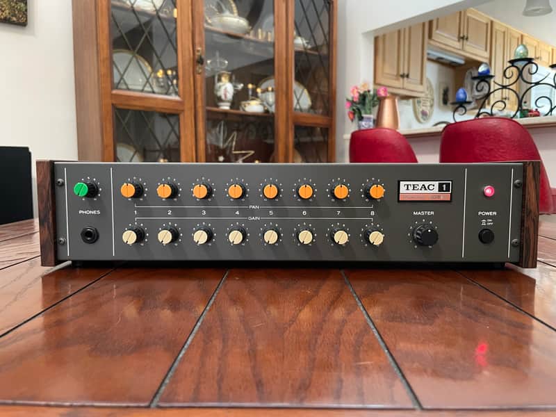 Tascam Model 1 70s vintage analog 8CH Summing Mixer Burr Brown Modded Power Supply RECAPPED 💫 image 1