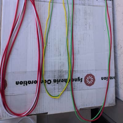 30+ Eurorack Patch Cable Bundle - Black, White, Green, Red, Blue, Yellow, Purple, etc - Hosa, Tiptop, Modbap, and other various makers image 2
