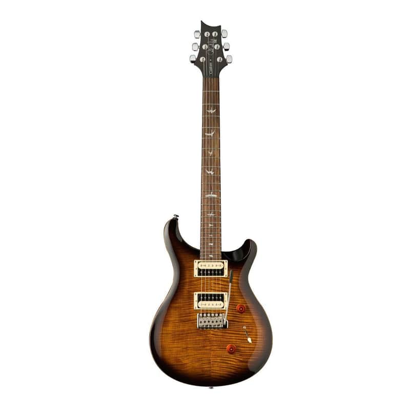 PRS SE Custom 24 Electric Guitar - Black Gold Sunburst image 1