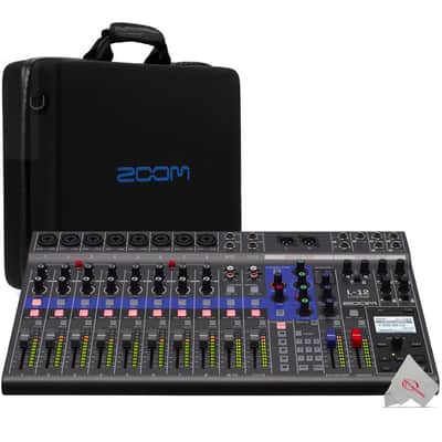Zoom LiveTrak L-12 - 12-Channel Digital Mixer & Multitrack Recorder + Zoom CBL-20 Carrying Bag image 1
