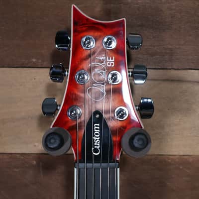 NEW! PRS SE Custom 24-08 Quilt Charcoal Cherry Burst image 5