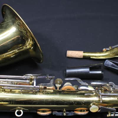 King Model 615 Tenor Saxophone in it's Original Case with Extras Complete & Nice 7 S image 9