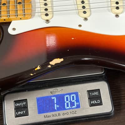 Used 2023 Fender Custom Shop 1958 Stratocaster Relic Sunburst w/case TSU24721 image 11