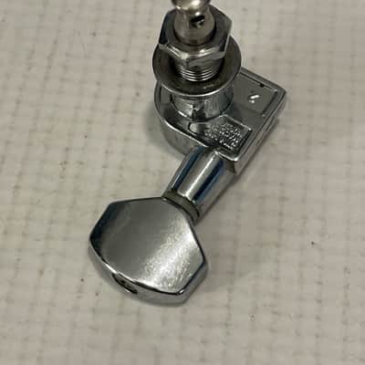 Electric Guitar Lefty Left Handed Jin Ho Korea Tuners Tuning Pegs 6 In Line Fits Jackson Dinky image 6