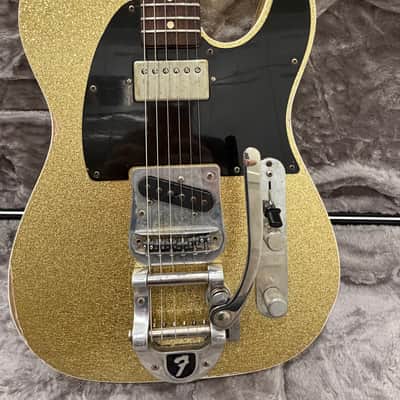 Fender Custom Shop 2012 ’62 Telecaster Custom Relic (1962 Reissue) – Gold Sparkle image 1