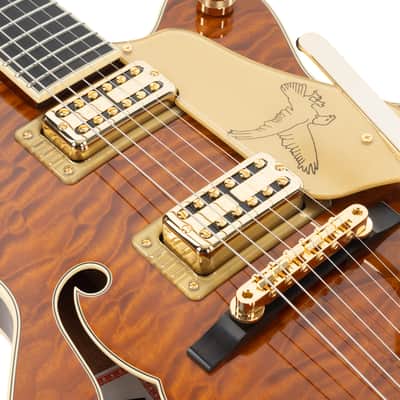 Gretsch Limted Edition Falcon Center Block Jr. with Bigsby - Roundup Orange image 8