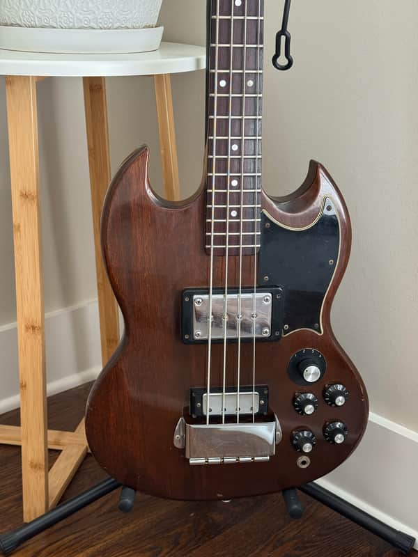 Gibson 1973 EB-3 Bass - Walnut - Very Good - w/ Original Hardshell Case image 1
