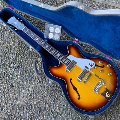 1964 Epiphone Casino Iced Tea Sunburst Gibson-made ES-330 image 3