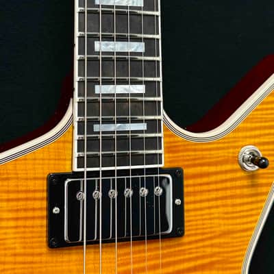 Dean - USA - Cadillac - Flame Top - Trans Amber - w/OHSC - Call for Best Price !!! image 5