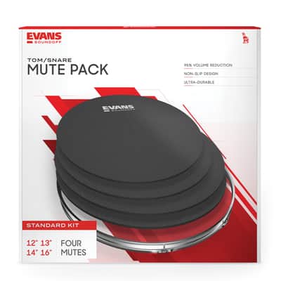 Evans Sound Off Standard Pack, 12", 13", 14", 16" - Accessory for Drums image 2