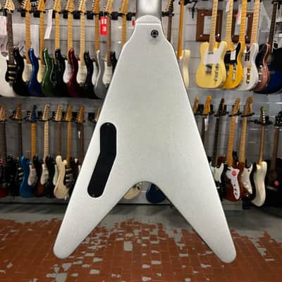 Gibson   Dave Mustaine Signature Silver Metallic Sparkle image 6