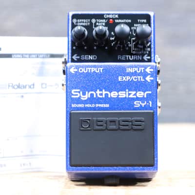 Boss SY-1 Synthesizer Authentic BOSS Polyphonic Guitar Synthesizer Effect Pedal image 5