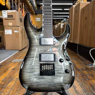 ESP LTD Korea MH-1000ET EverTune Electric Guitar 2023 Charcoal Burst w/Padded Gig Bag image 1