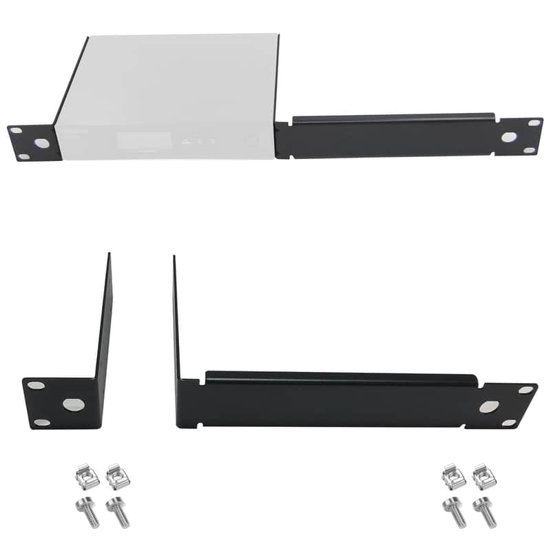 Rackmount Bracket Kit Fit For Sure Qlxd4 Single Receiver Wireless System Mount On 1U Standard 19'' Rack Distribution image 1