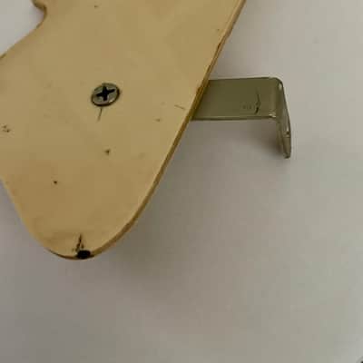 Hand aged Les Paul P90 Pickguard w/bracket and screws, CREAM, for Gibson | 59 Parts image 5