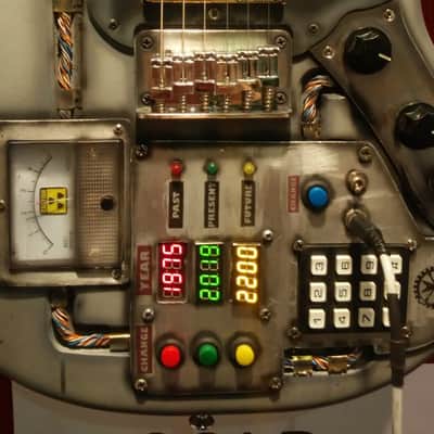 FenderMustang Back To The Future "DELOREAN" By Martper Guitars image 7