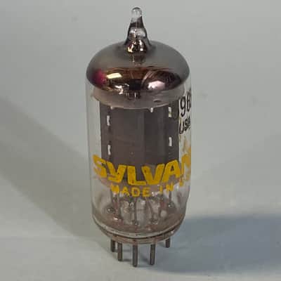 1960s Sylvania 5965 (x2) Matched Pair Vintage Industrial 12AV7 Substitute! T174 image 2