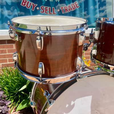 1970s Ludwig Big Beat 3-Ply Drum Set Mahogany Cortex 22/12/13/16 image 18