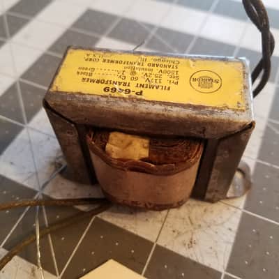 Stancor P-6469 Transformer 30 V  Vintage Power Filament Tested Tube Amp Project 1960s image 6