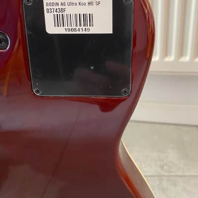 Godin A6 Ultra Koa HG Limited Edition Semi-Hollow 2010s - High-Gloss Natural image 12