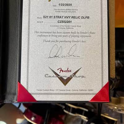 Fender Custom Shop Dale Wilson Masterbuilt '61 Stratocaster Heavy Relic image 7
