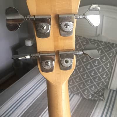 1977 Carvin Bass Guitar SB125 Black Left Handed image 6