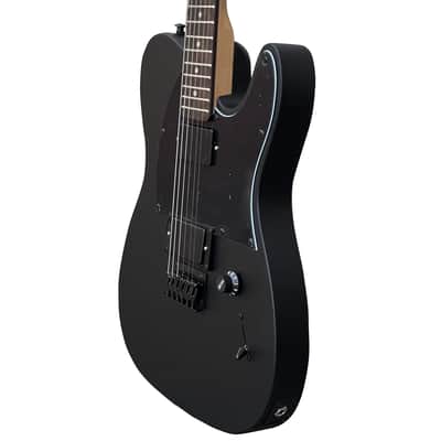 Dynacaster BT-1 Super Tele Humbuckers w/ Preamp Electric Guitar Satin Black image 8
