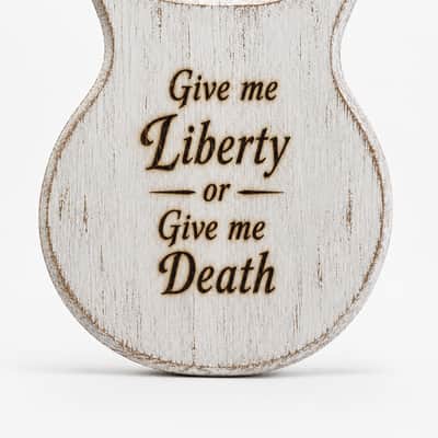 Weymann® Official Replacement Body - Type D "1776" - USA Made - Hand Painted - Solid Body Electric Guitar image 3