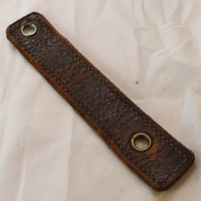 Accordion Replacement Part - Brown Leather Bellows Decorative Clasp (Single) image 1