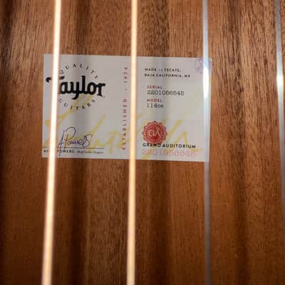 Taylor 114ce 2009 - Present - Natural image 5