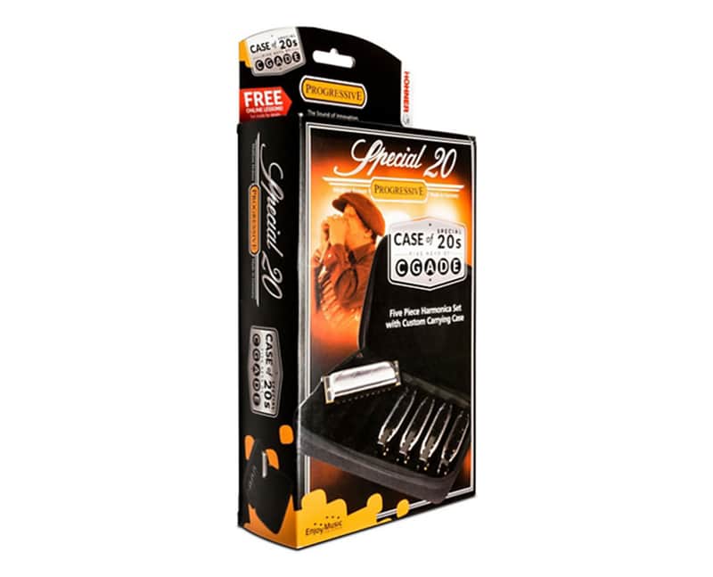 Hohner SPC Case of Special 20s - 5 Harmonicas w/ Case image 1
