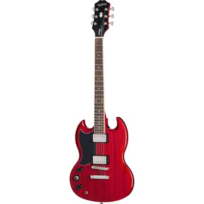 Epiphone SG Tribute Left Handed Electric Guitar - Cherry image 3