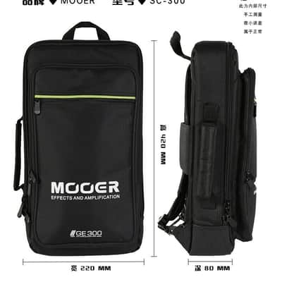 Mooer SC-300 Soft Case w/ Backpack Straps for GE-300 Multi Effects Guitar Pedal Black image 2