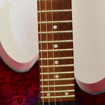 2024 Ibanez RG470PB Electric Guitar, Red Eclipse Burst image 5
