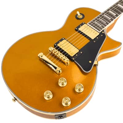 Firefly FFSPS LP Style Yellow Mahogany Electric Guitar (Used) image 5