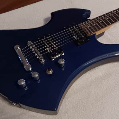 B.C. Rich Platinum Mockingbird - Trans Blue image 3