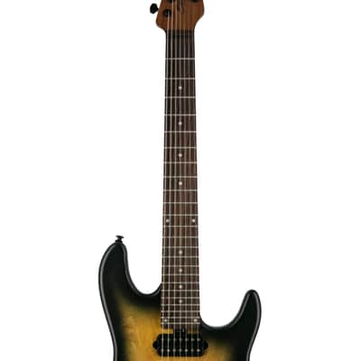 Sterling by Musicman Richardson Cutlass Signature 7-String Gtr, Natural Poplar Burl Burst, SB19884 image 5