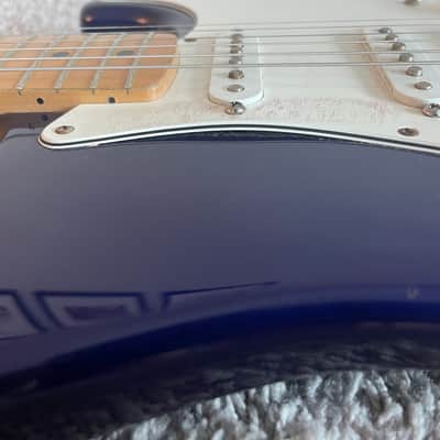 Fender Standard Stratocaster HSS 2000 MIM Midnight Blue Strat Guitar + Gig Bag image 6