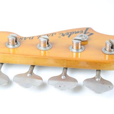 1969 Vintage Fender Jazz Bass Maple/Rosewood NECK USA 1960s Early-CBS w/Original Tuners image 15