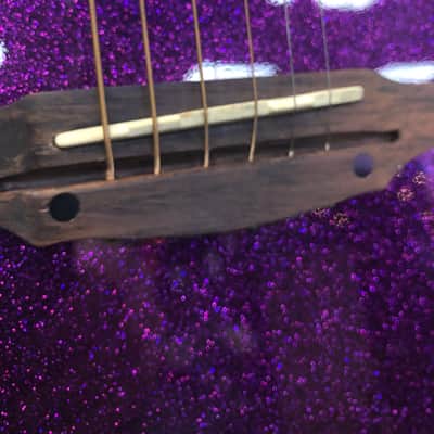 ESP LTD TL-6 Acoustic / Electric Guitar - Purple Sparkle Burst image 14
