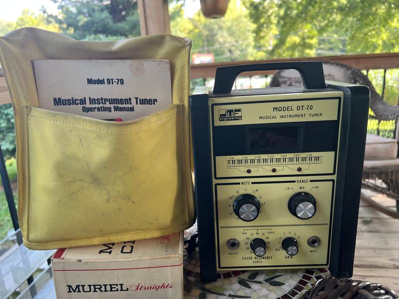 JMF Engineering DT-70 Musical Instrument Tuner 1970s image 1