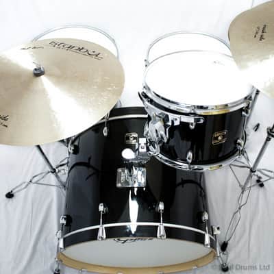 Gretsch Catalina Club Rock Drum Set 13", 16", 24" Ebony Stain image 9
