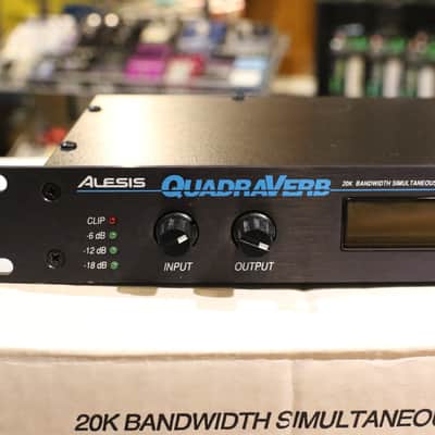 Alesis QuadraVerb 20k Bandwidth Simultaneous Digital Effects Processor 1990s - Black image 3