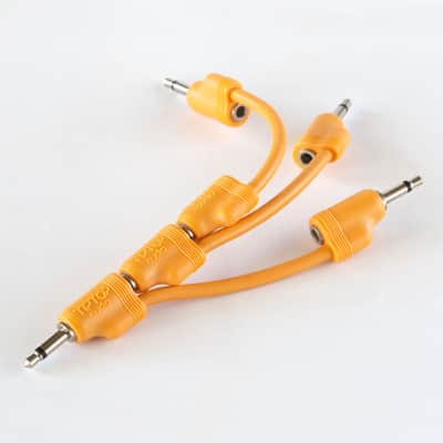 Tiptop Audio Mr. Shorty 12cm Orange Stackcable (each) image 2