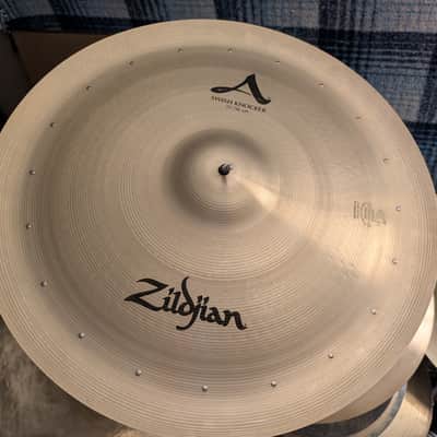 22" Zildjian 20 Rivets Chinese China Ride Crash Cymbal Swish Knocker 2020s - Traditional Natural image 1